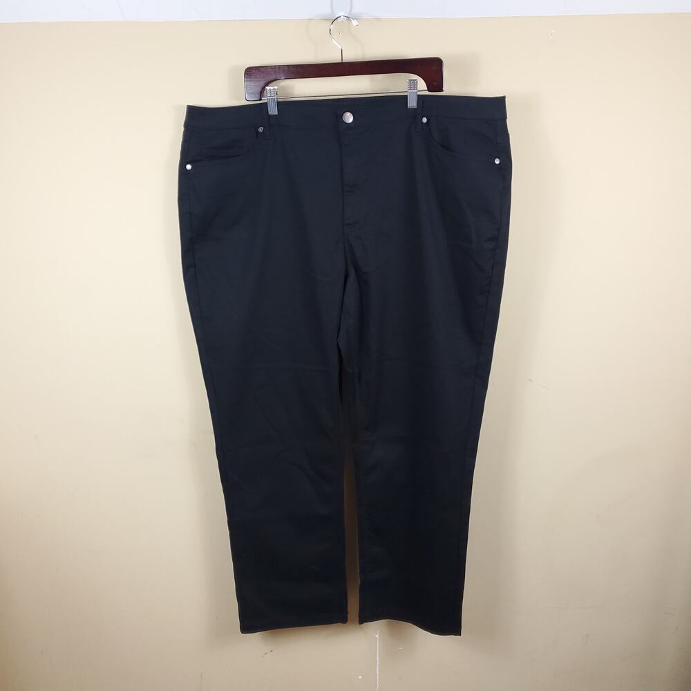 Catherines Black Mid-Rise Skinny Jeans Size 26W